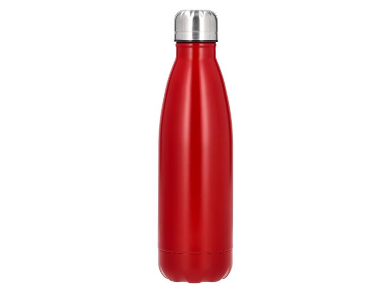 Bouteille isotherme rouge avec bouchon métallique