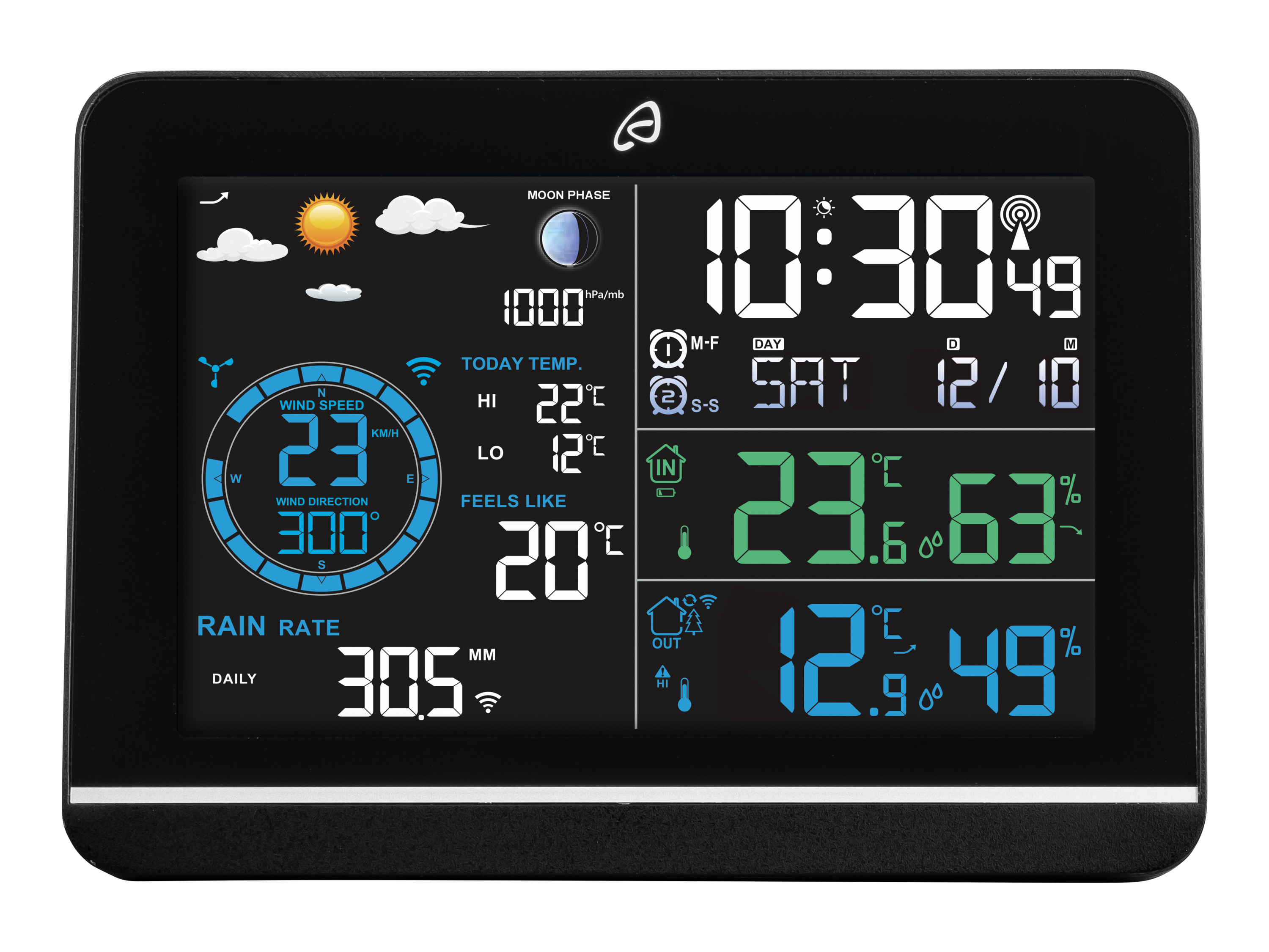 AURIOL® Station météo numérique