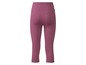 Leggings capri rose foncé pour le sport.