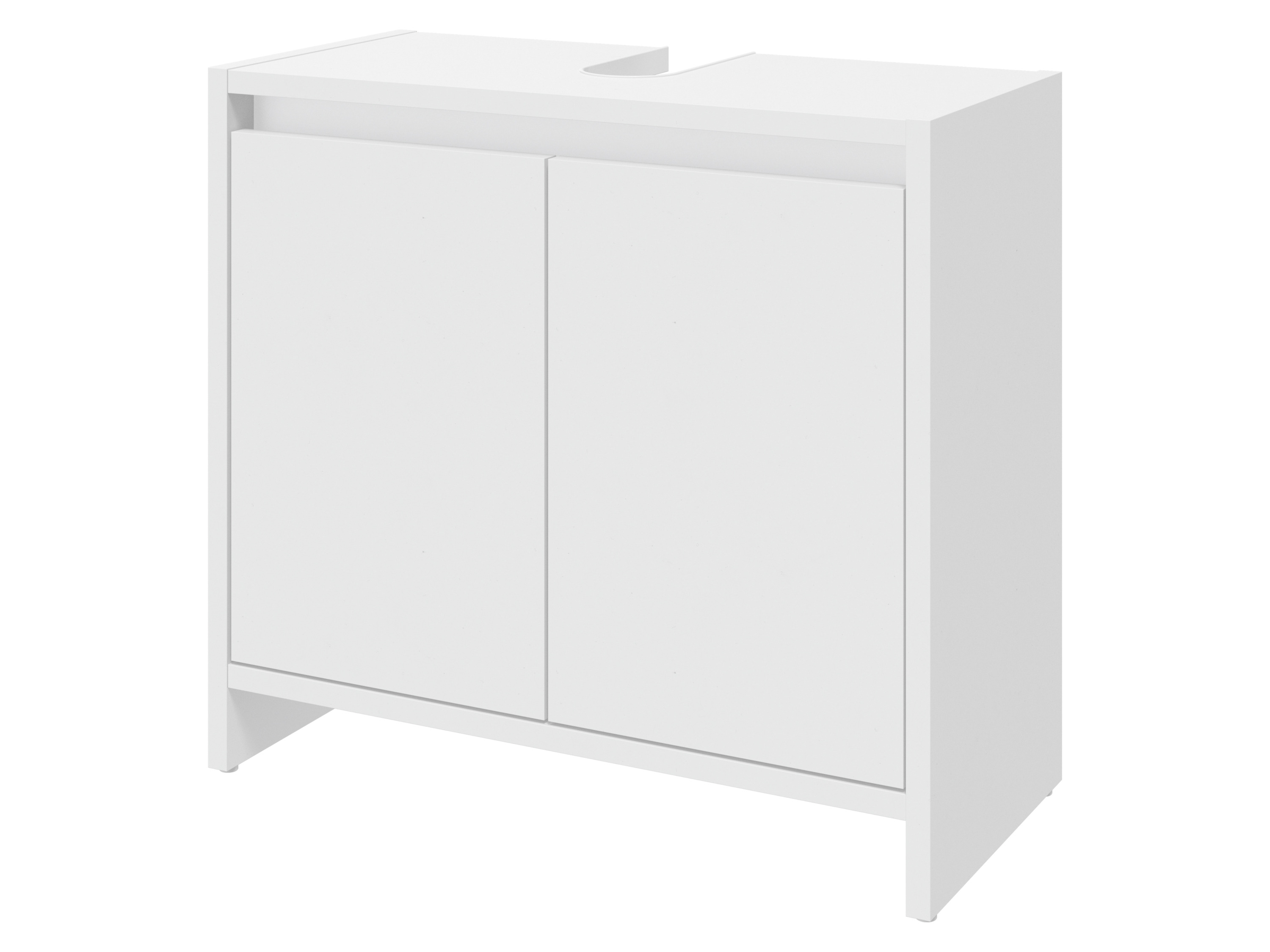 LIVARNO® Meuble sous-vasque Oslo, 60 x 55 x 28 cm, blanc