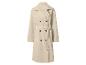 Trench-coat croisé beige avec ceinture