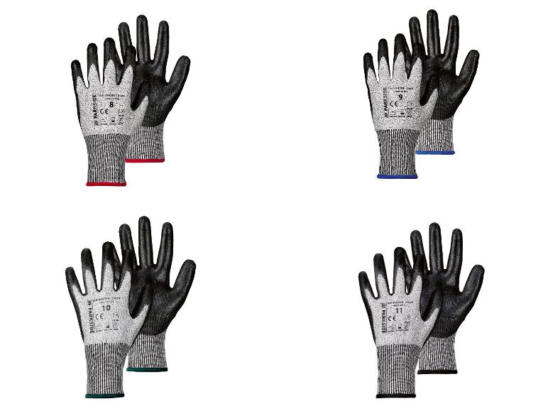 Gants de travail PARKSIDE en tailles 8, 9, 10 et 11.