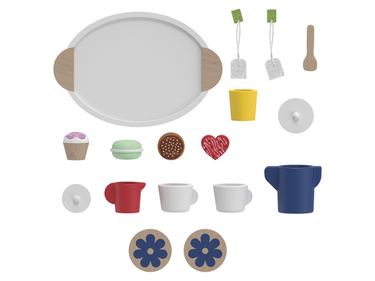Aller en mode plein écran : Playtive Accessoires de cuisine en bois au design rétro - Image 8
