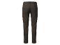 Pantalon cargo marron à taille élastique.