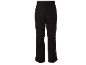 Pantalon de ski noir pour homme avec poches et taille ajustable.