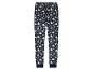 Pantalon de survêtement noir à motif géométrique