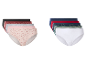 Slips ESMARA® pour femme en lot de 5 avec motifs de Noël