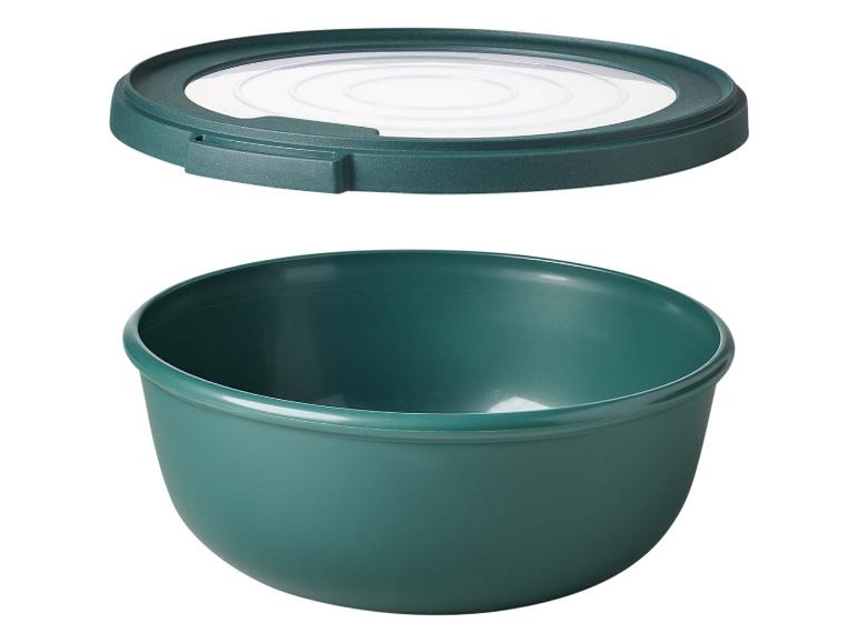 Bol vert avec couvercle transparent