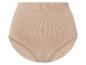 Culotte beige sculptante, sans coutures apparentes.