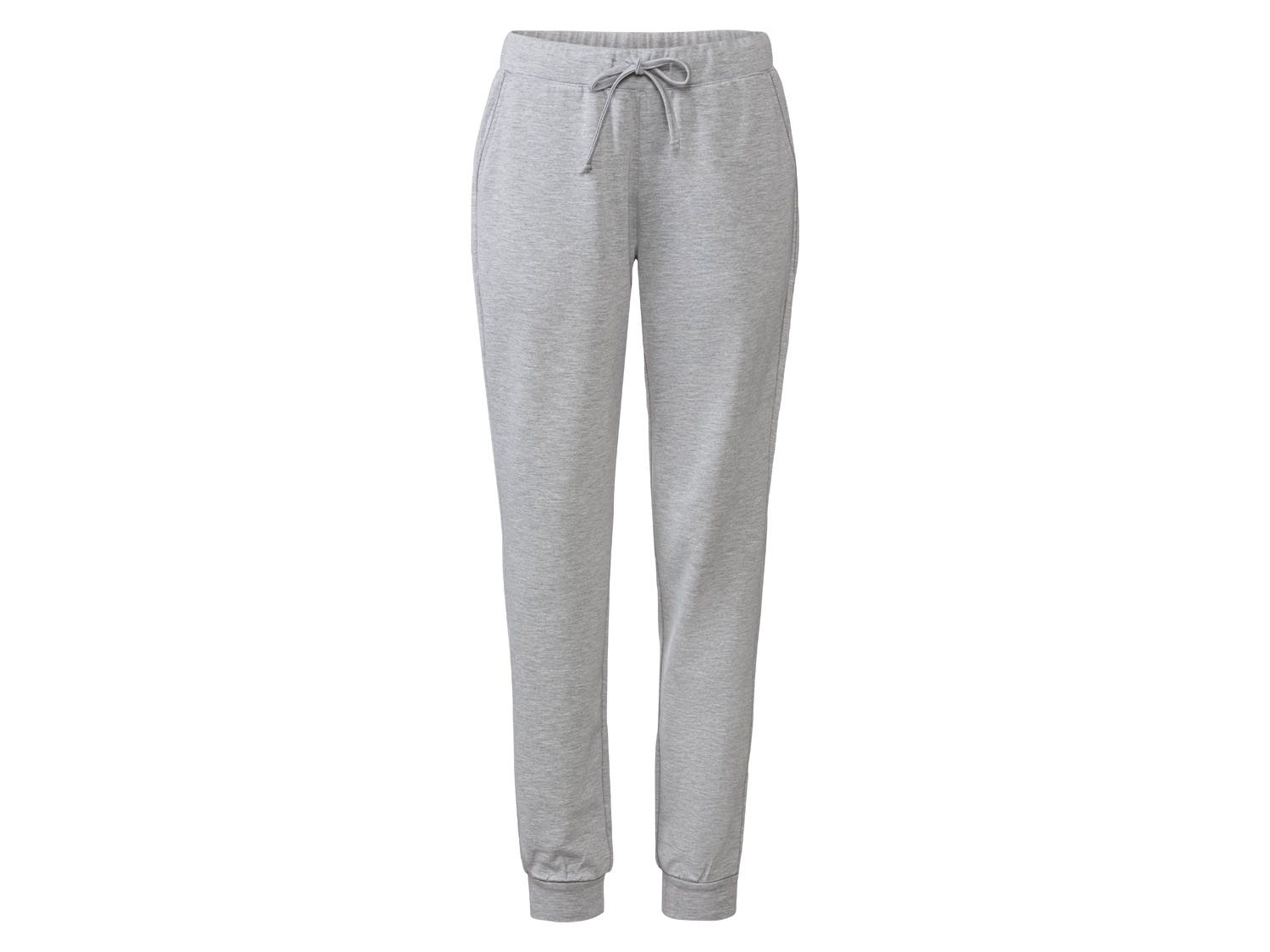 esmara® Pantalon de loisirs pour femme avec bords (S(34/36), gris)