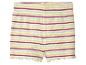 Shorts rayés pour enfant, couleurs pastel.