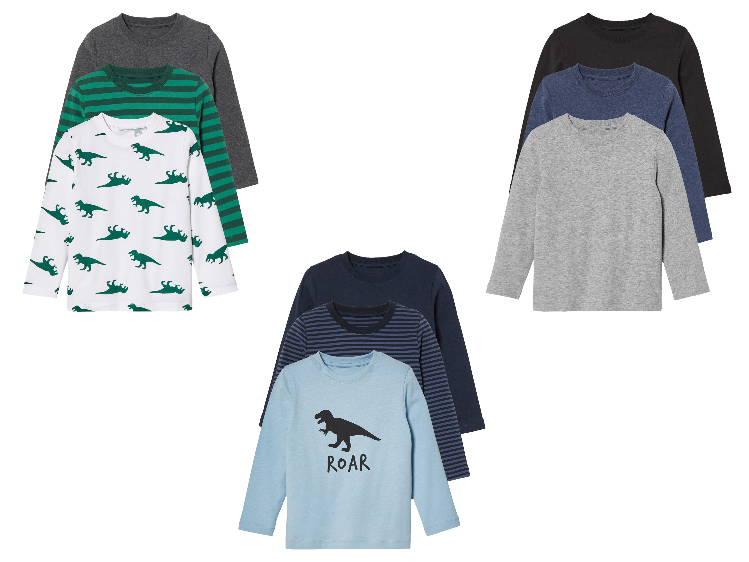 lupilu® T-shirts à manches longues enfant