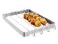 Brochettes Grillmeister avec de la viande et des légumes grillés.