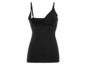 Un top d'allaitement noir sans couture.