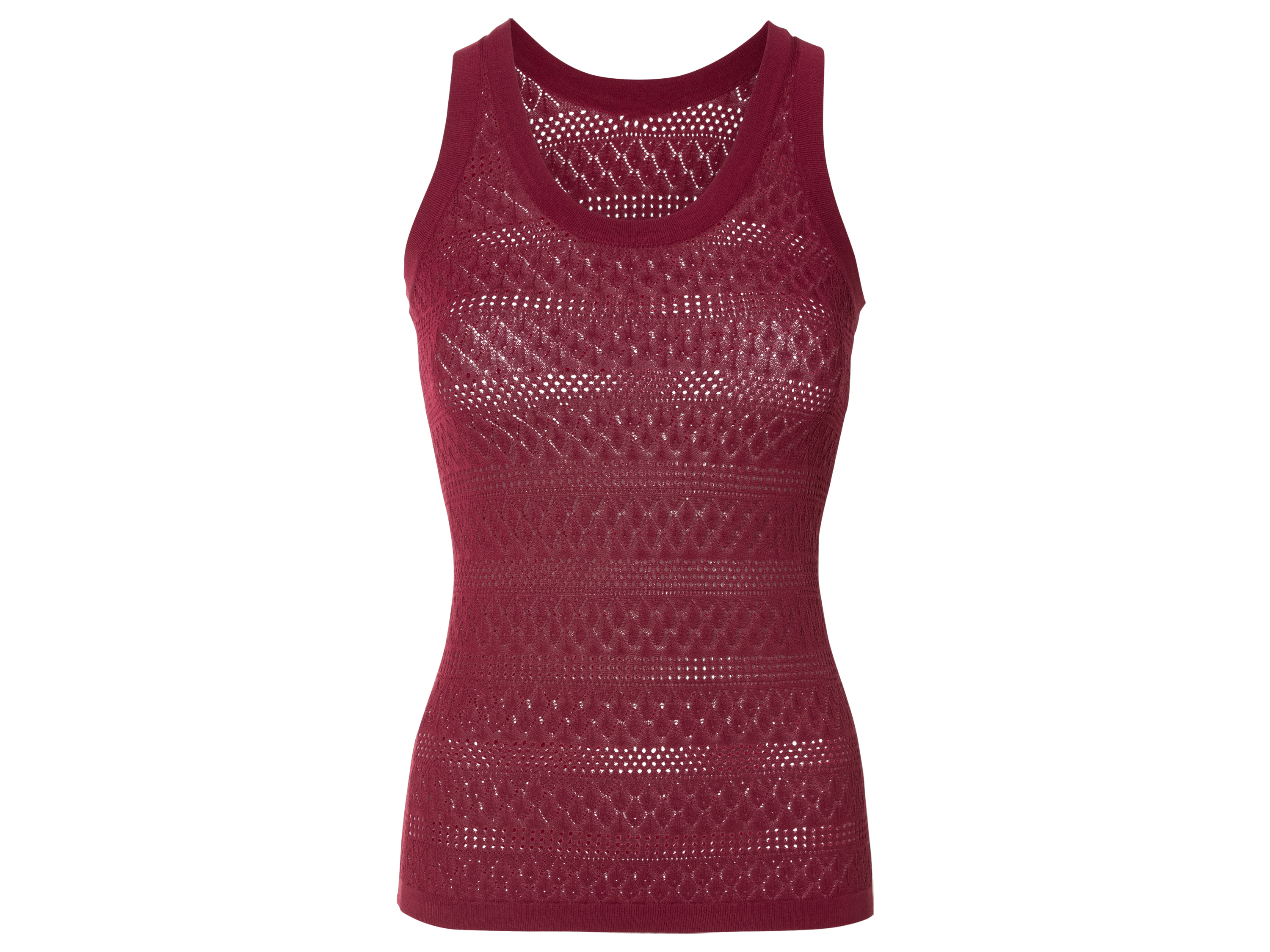 esmara® Débardeur en maille femme (rouge)