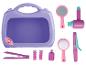 Ensemble de coiffure Playtive avec sèche-cheveux, brosse et fer à friser.