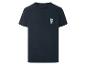 T-shirt bleu marine à manches courtes avec imprimé surf Paradise Beach.
