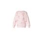Sweat-shirt rose à manches longues avec imprimé ballerine.