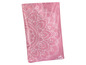 Un sac de tapis de yoga rose avec un motif mandala de Crivit.
