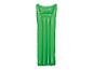 Matelas pneumatique vert pour la piscine ou la plage.