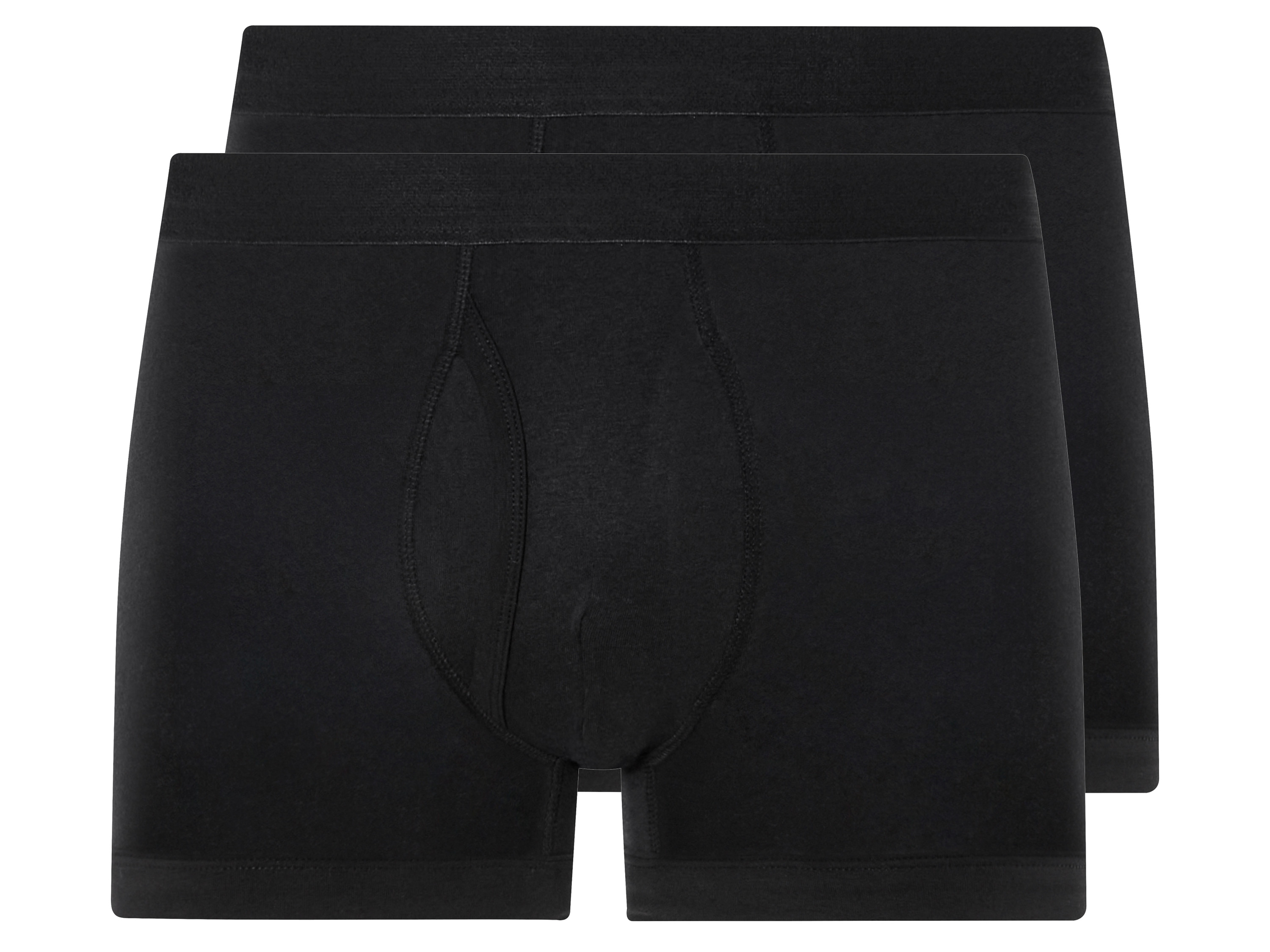 LIVERGY® Lot de 2 boxers homme (S, noir)