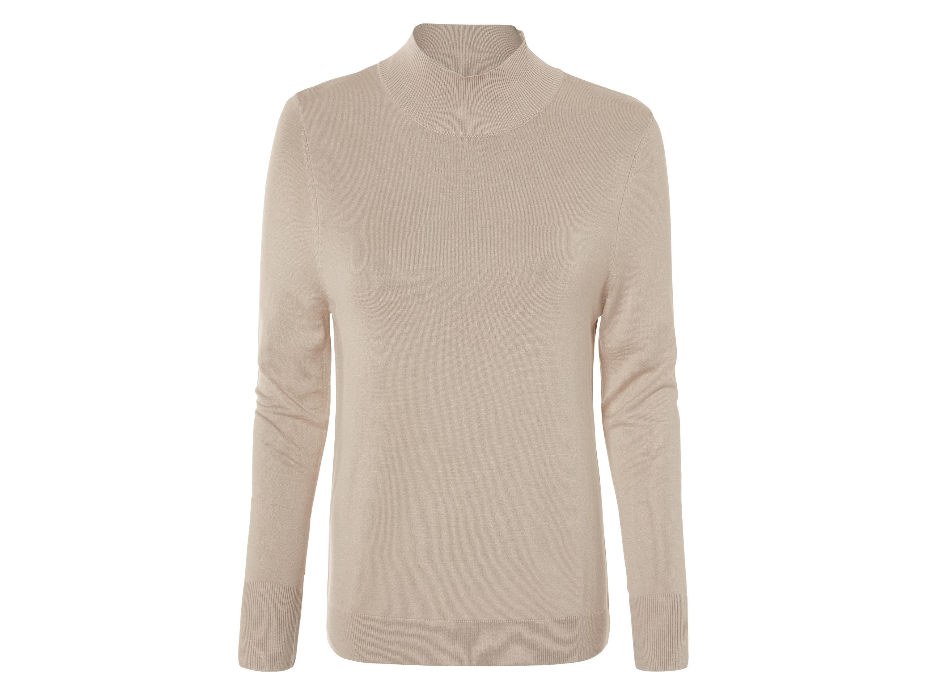 esmara® Pull col roulé femme (beige, S(34/36))