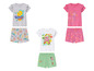 T-shirts et shorts avec des imprimés Tweety Bird, Tom et Jerry et Powerpuff Girls.