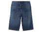 Short en jean bleu foncé, vue arrière.