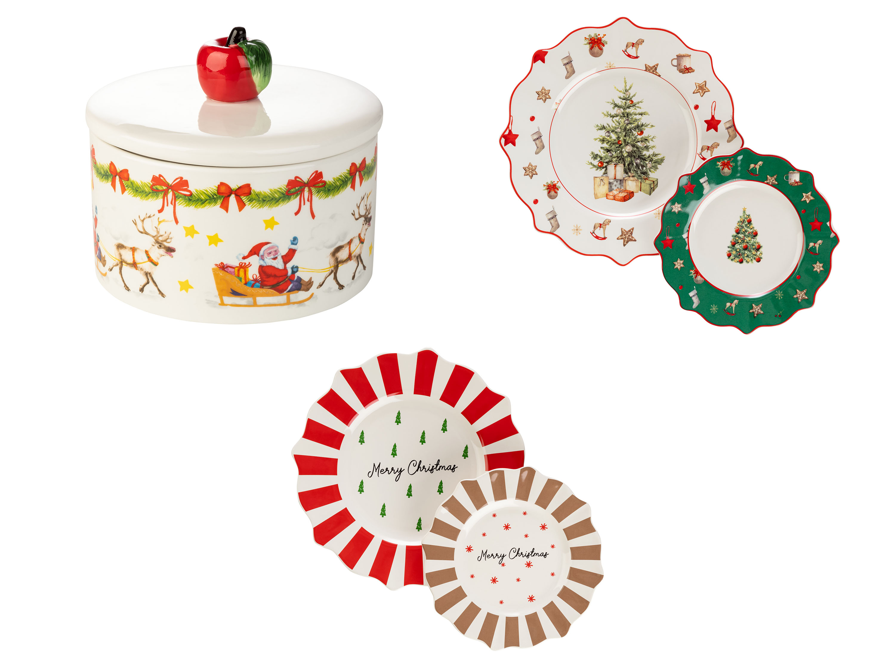 LIVARNO home Boîtes à biscuits ou assiettes