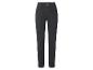 Jean skinny taille haute gris foncé pour femme avec poches avant et fermeture boutonnée.