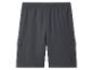 Shorts cargo gris foncé avec taille élastiquée et poches latérales