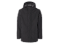 Veste noire à capuche pour homme.