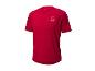 T-shirt rouge Chain Cycling : vêtement technique pour cycliste.