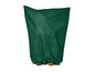 Une housse de protection verte pour pots de fleurs.