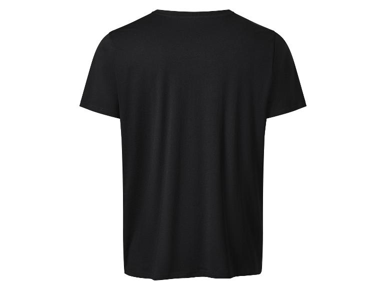 Dos d'un t-shirt noir pour homme.