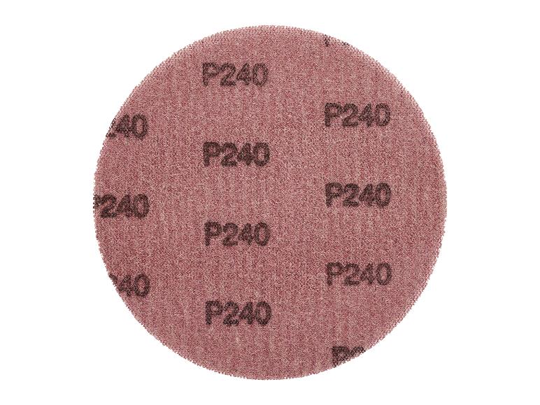 Disque de papier abrasif rond, grain P240.