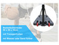 Support de basket-ball à roulettes, adapté pour le remplissage avec de l'eau ou du sable.