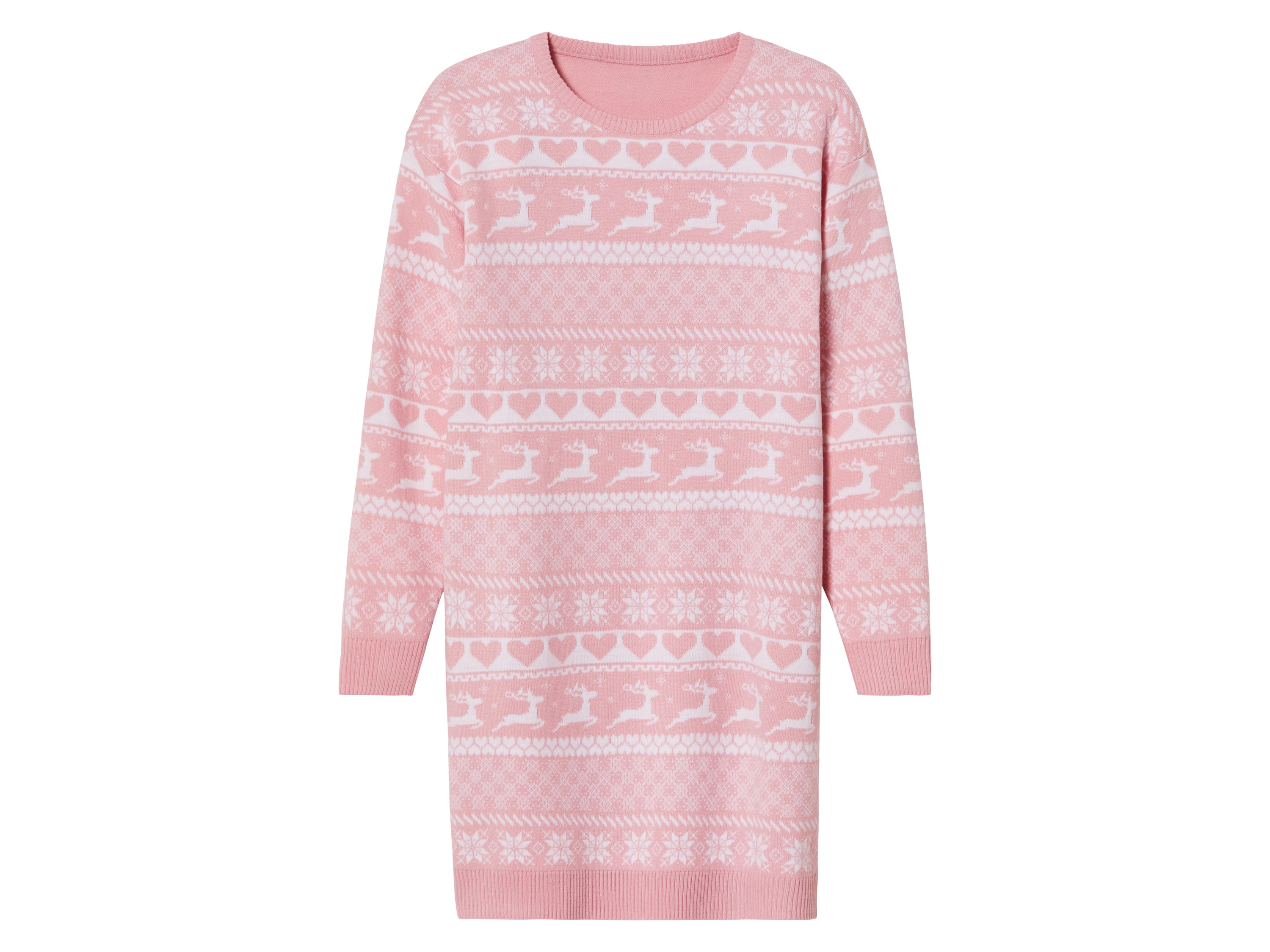 pepperts!® Robe en maille de Noël fille (8-10 ans, rose)