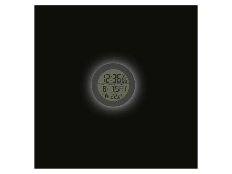 Aller en mode plein écran : AURIOL® Horloge radioguidée pour salle de bains - Image 5