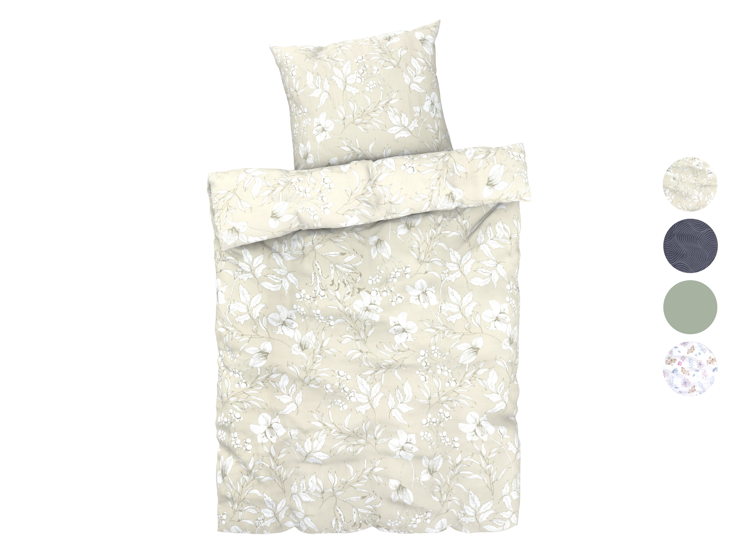 LIVARNO home Parure de lit satin, 140 x 200 cm