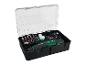 Kit d'outils Parkside avec meuleuse d'angle et accessoires dans une valise.