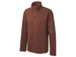 Une veste polaire marron à fermeture éclair