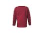 T-shirt à manches longues rouge pour enfant, vue de dos.