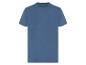 T-shirt bleu marine à manches courtes.