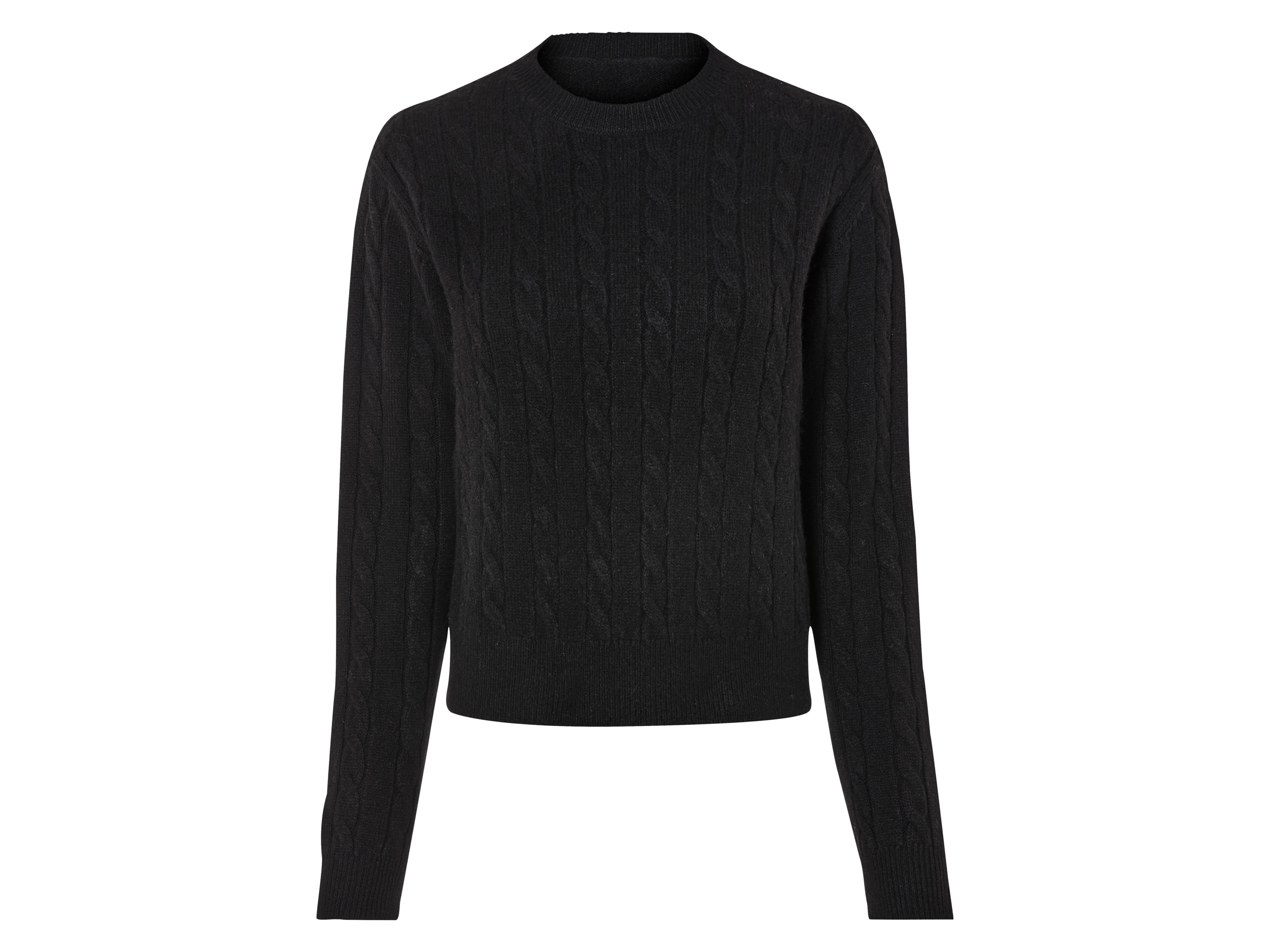 esmara® Pull en maille femme (noir, S(34/36))
