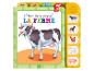 Livre sonore pour enfants avec animaux de la ferme et boutons pour jouer les sons.