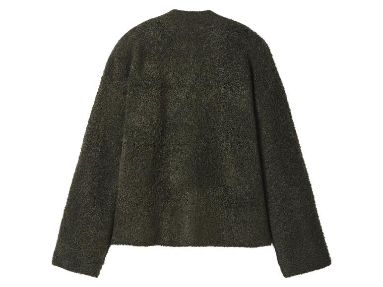 Pull en tricot vert foncé à manches longues