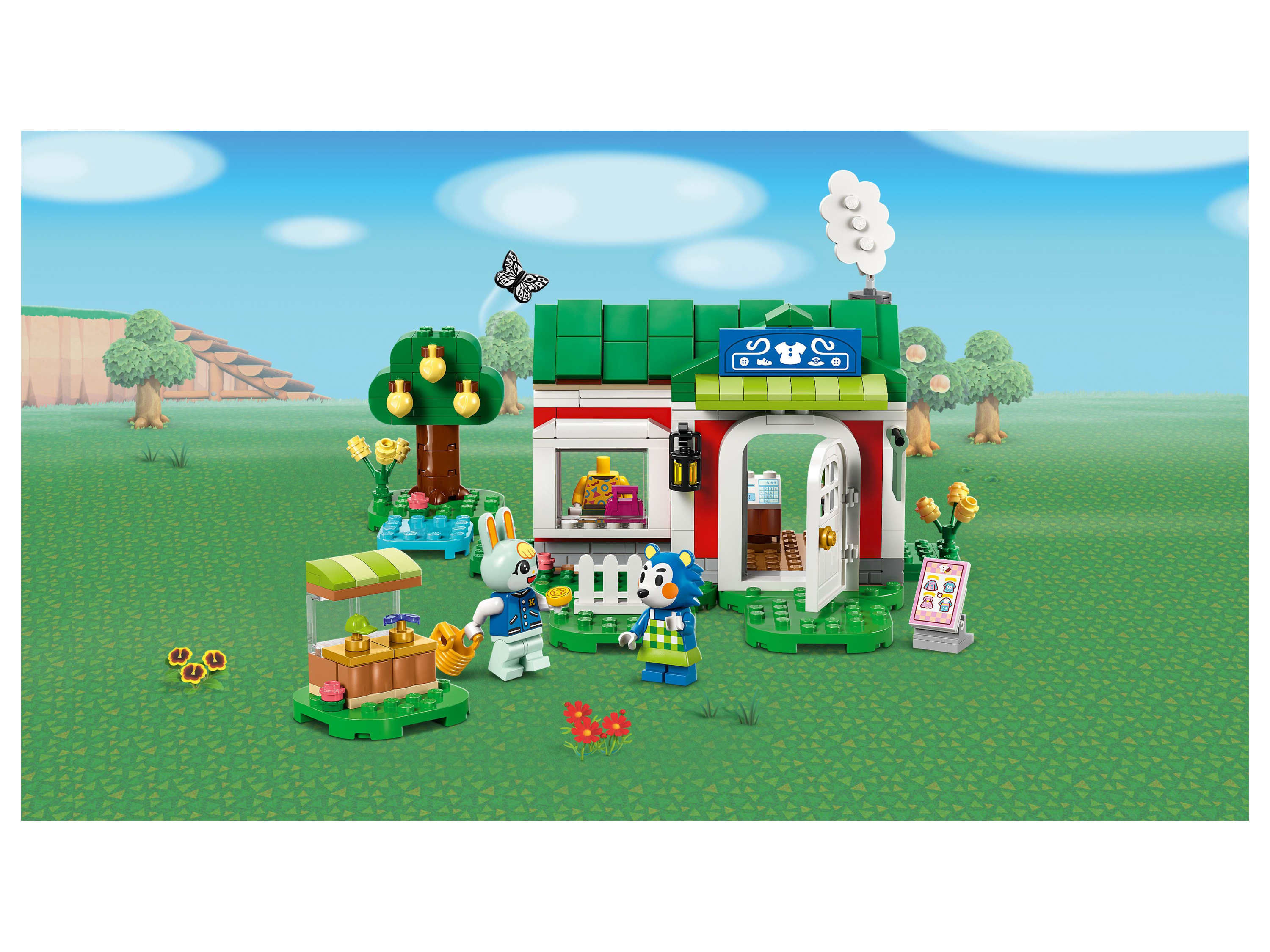 LEGO® Animal Crossing™ 77055 Boutique de vêtements des sœurs Doigts de Fée - vue 2