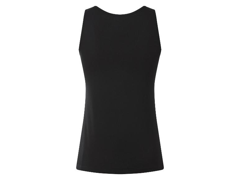 Débardeur noir pour femme, vue de dos