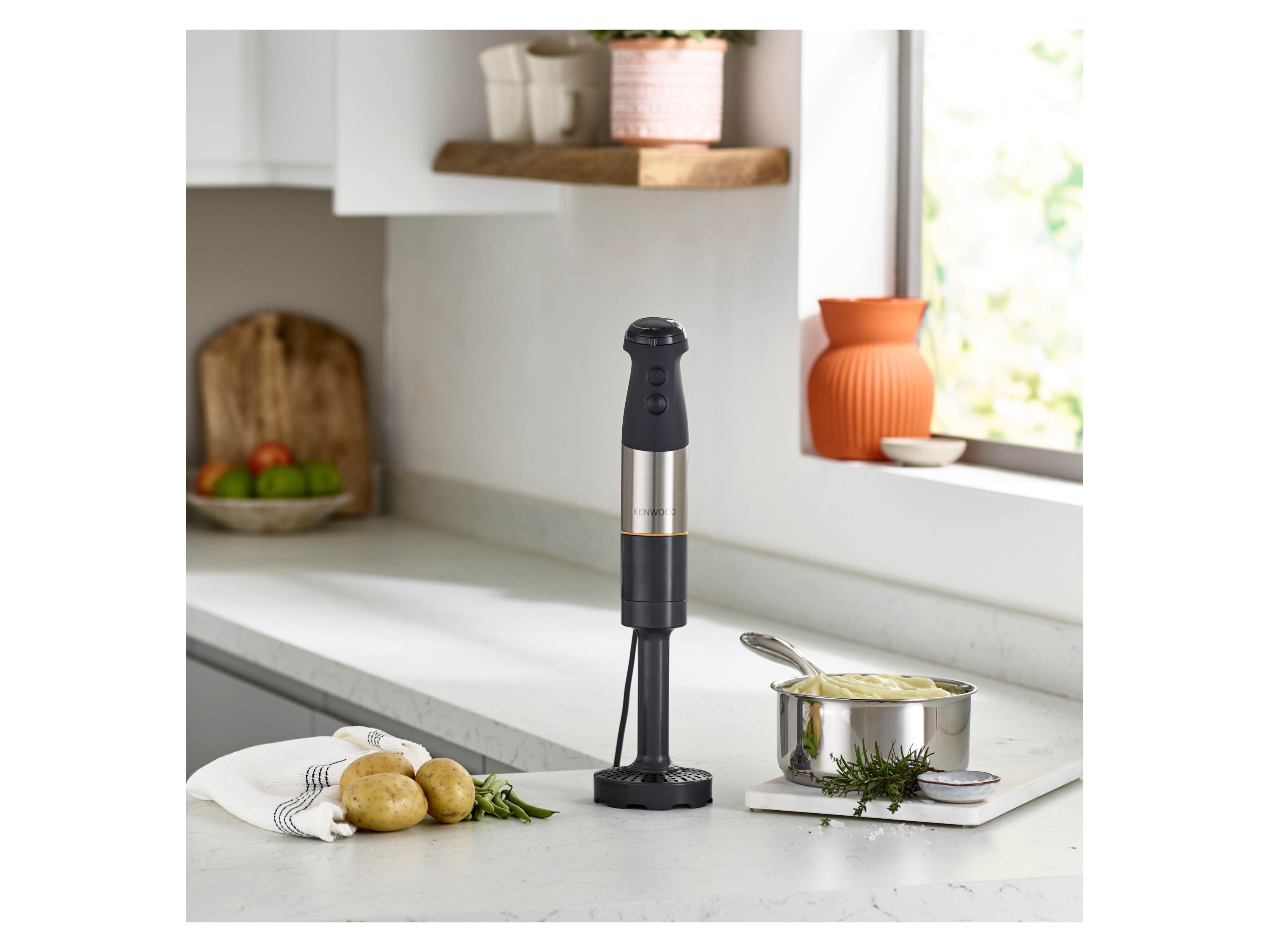 Mixeur Plongeant Kenwood HBM60.007GY – 1000 W, Système Triblade, Accessoires Inclus - vue 4